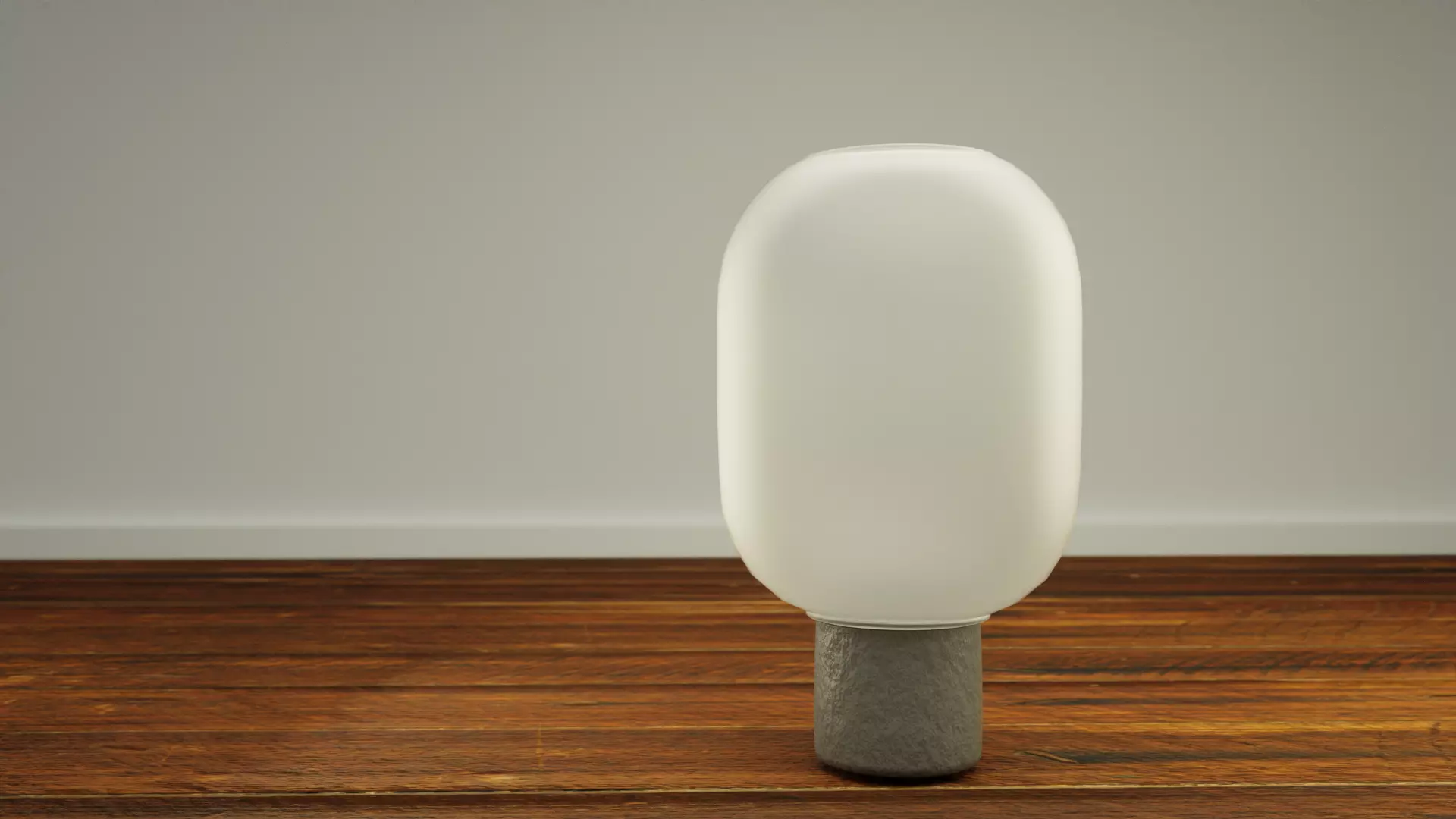 Decorative Sanded Glass Vase Low-poly 3D model_0