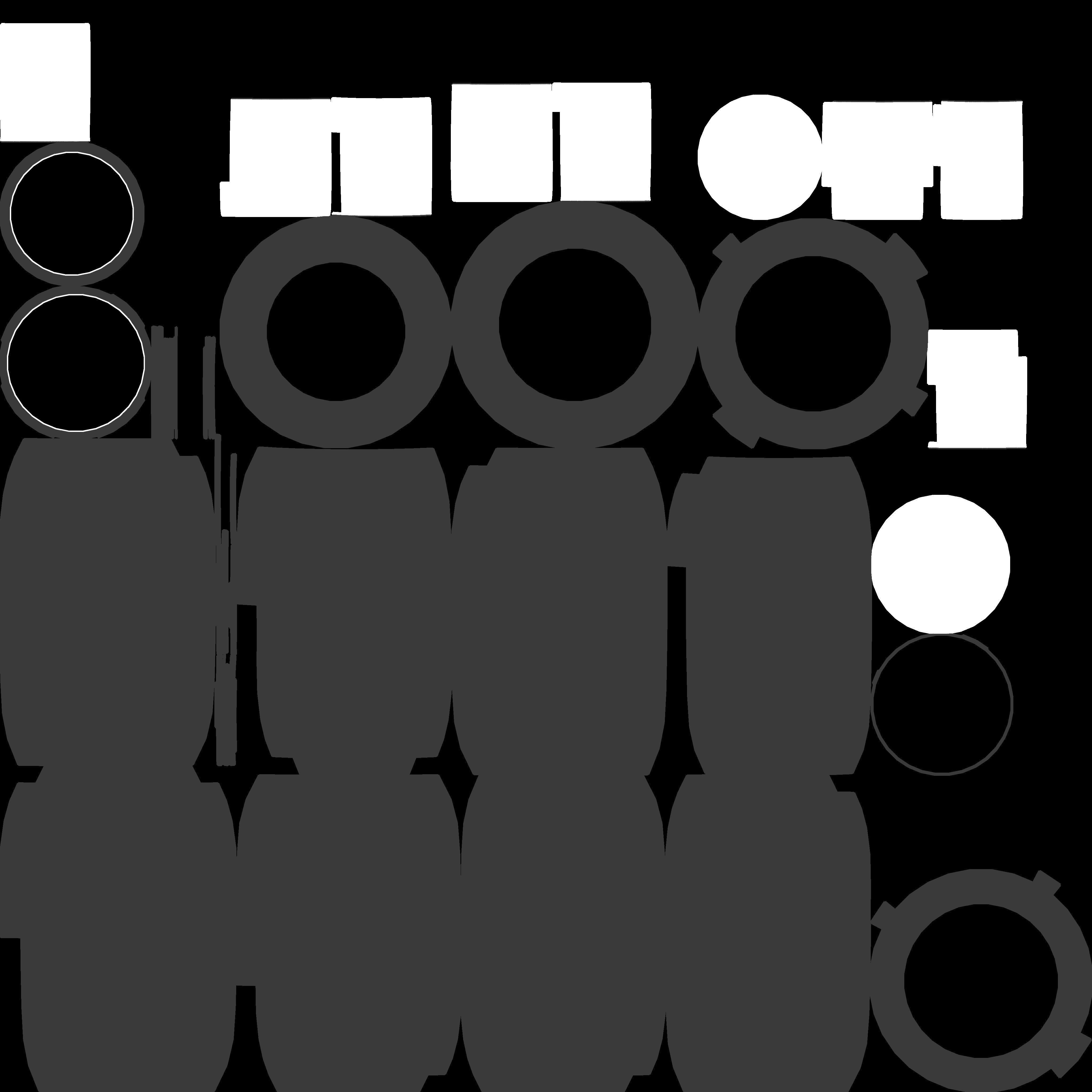 Decorative Sanded Glass Vase Low-poly 3D model_8