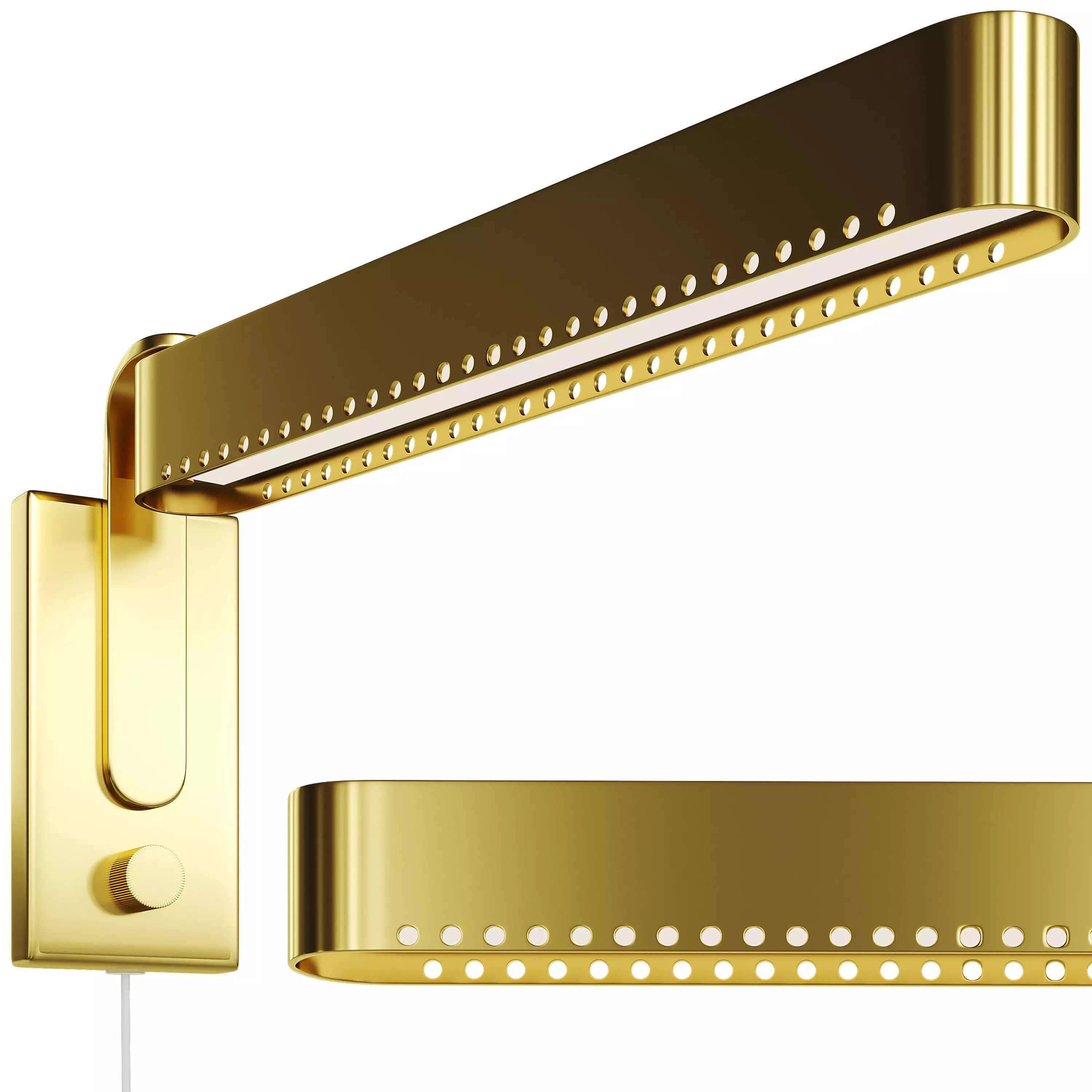 Julissa Swing Arm Reading Light by Mitzi Hudson Valley Lighting 3D model