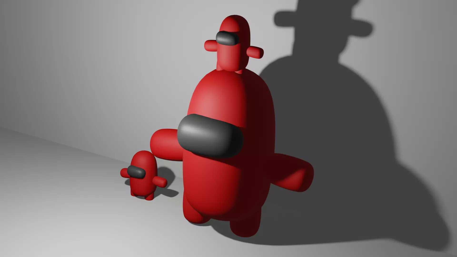 Among Us Low-poly 3D model