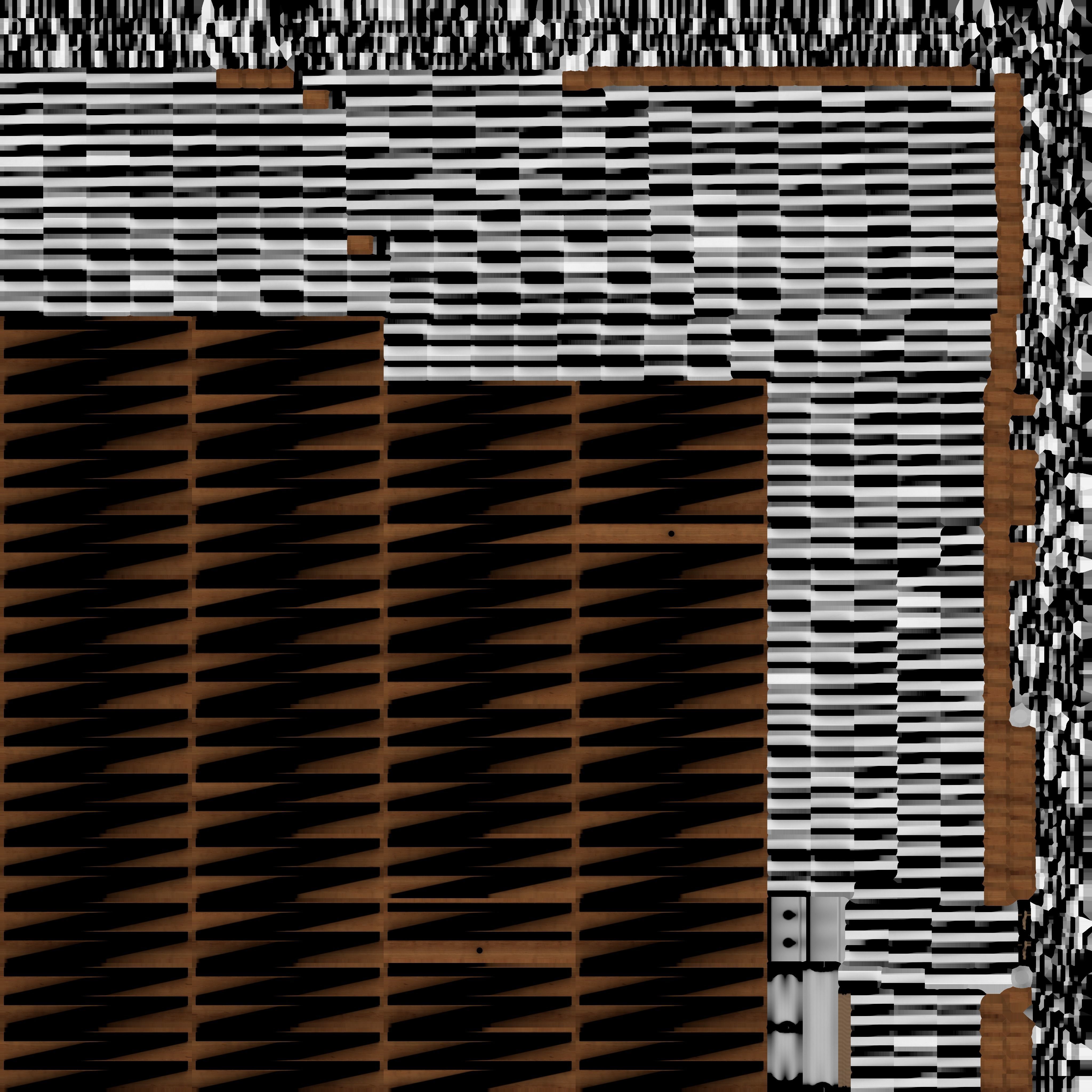 Mirror Twister Chime Low-poly 3D model_12