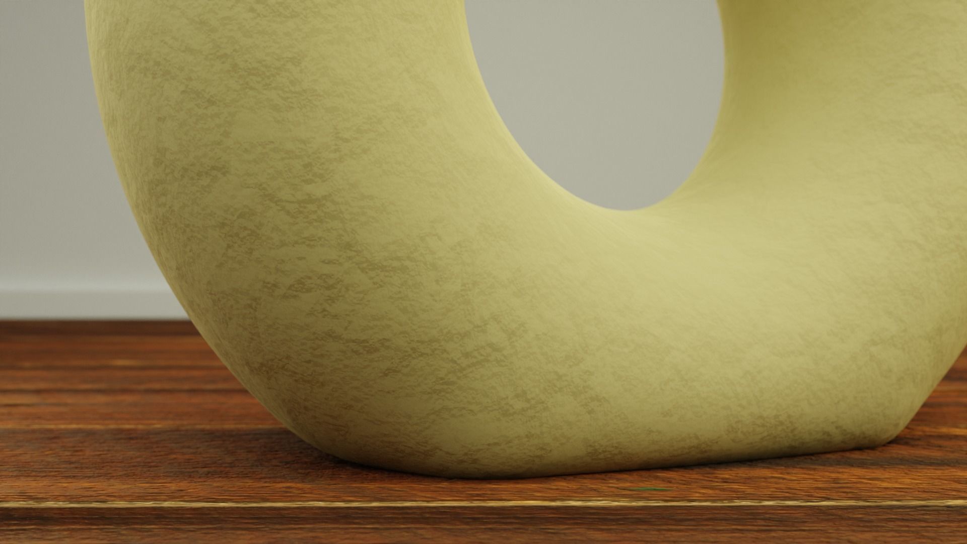 Decorative Donut Vase Low-poly 3D model_5