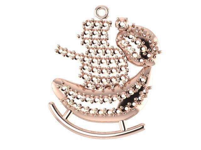 christmas CHARMS  3D print model_3