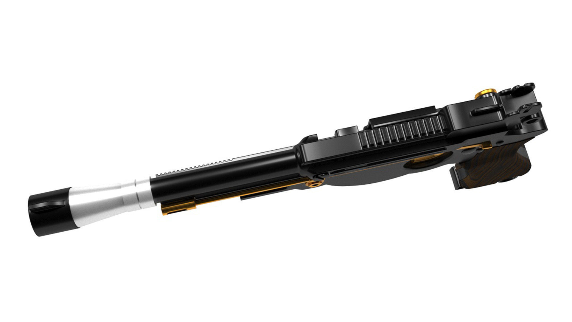 Mandalorian Blaster IB - 94 armor from Star Wars Prop lazer 3D model_6