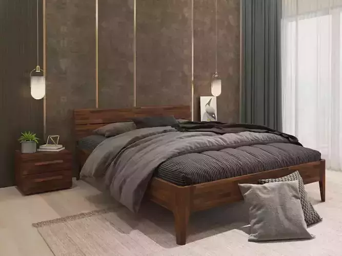 Wood beds in variations