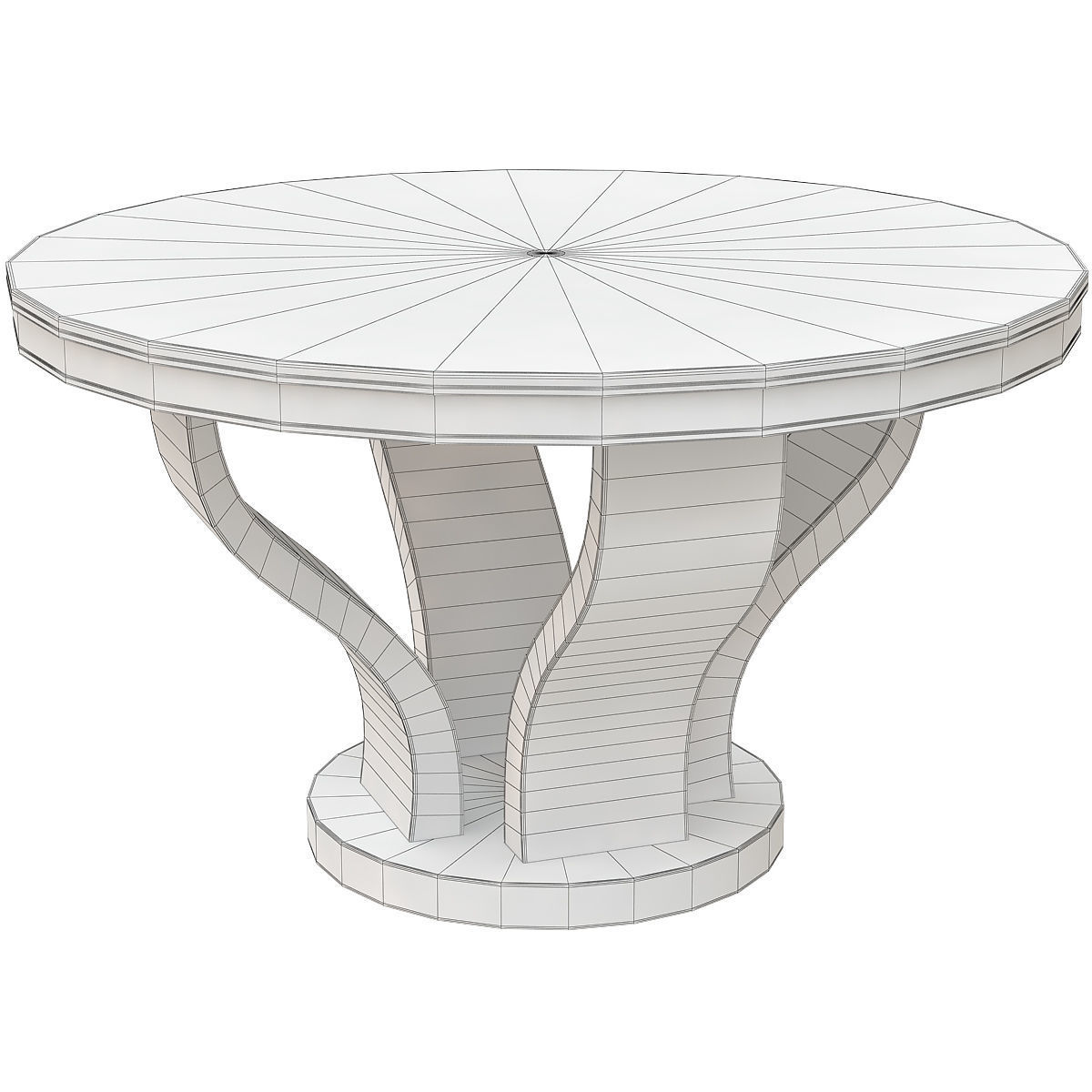 Davson Dining Table 3D model_1