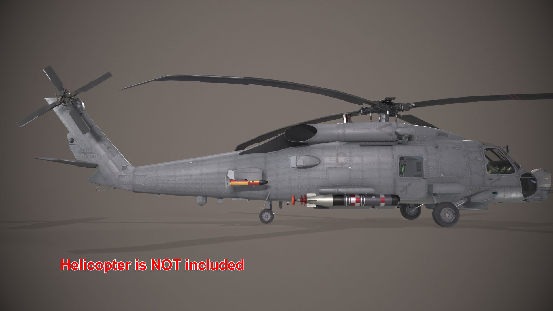 Magnetic Anomaly Detector MAD Low-poly 3D model_7