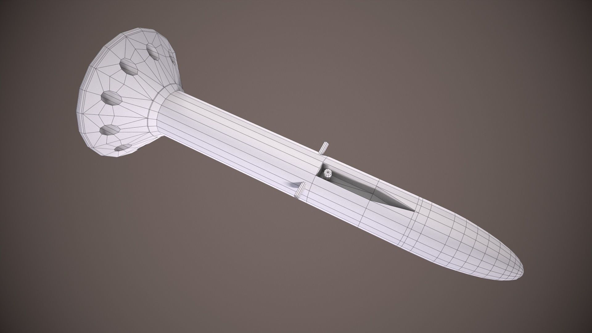 Magnetic Anomaly Detector MAD Low-poly 3D model_13