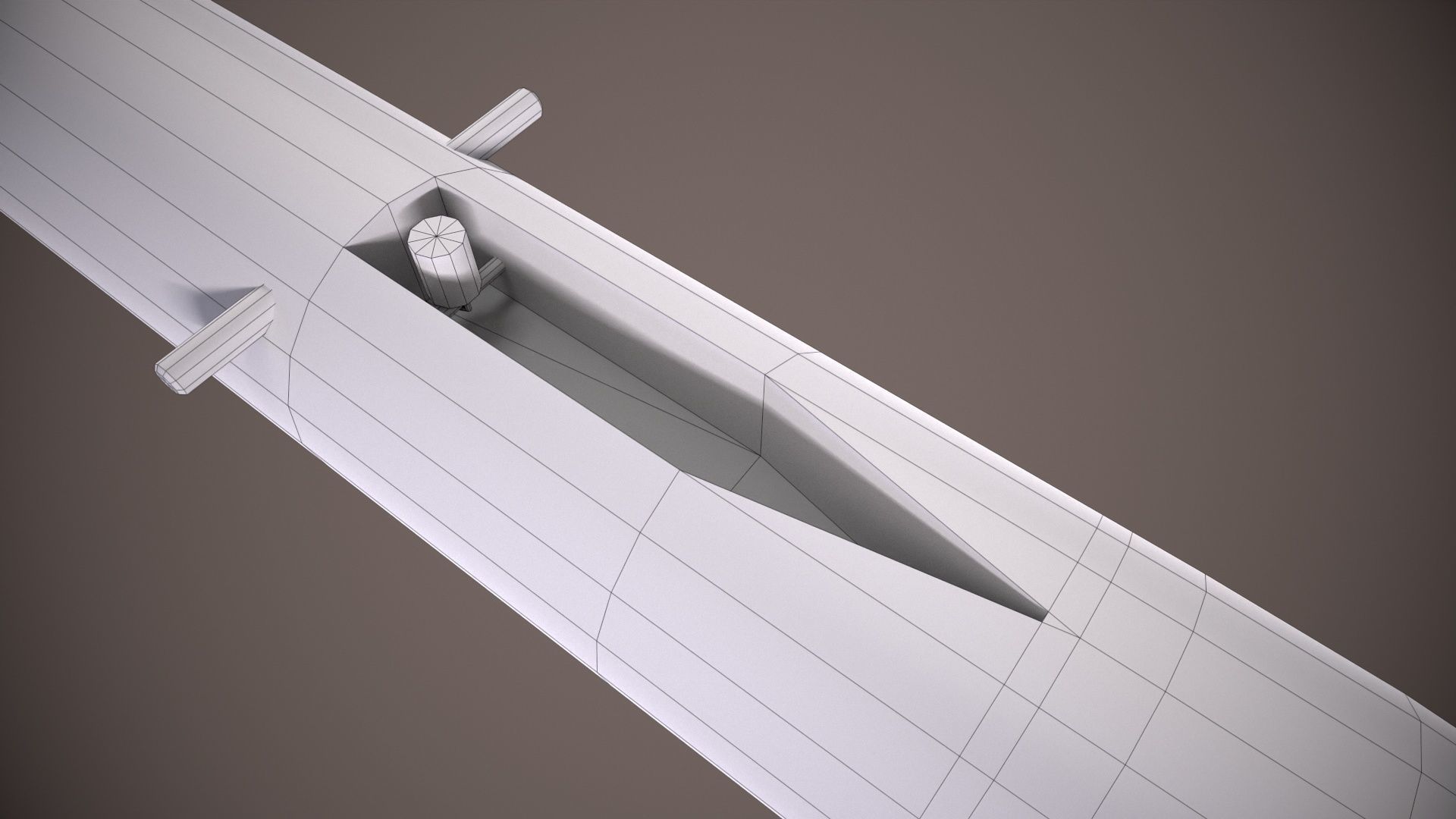 Magnetic Anomaly Detector MAD Low-poly 3D model_11