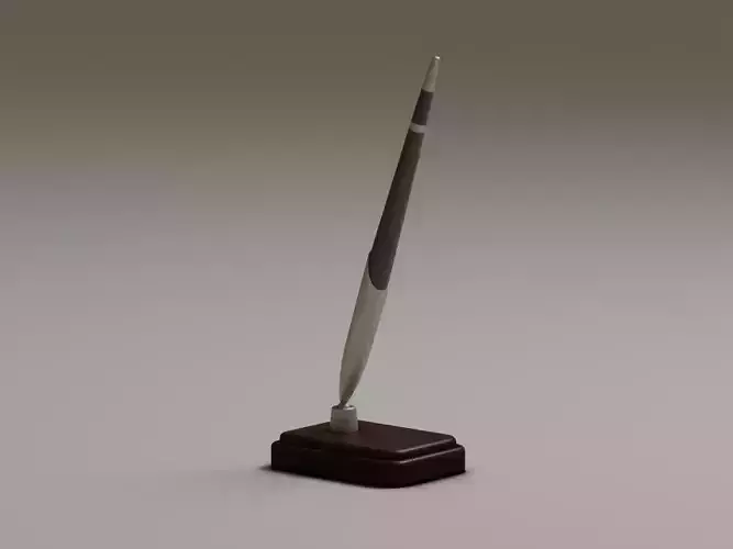 Low-Poly Pen Stand