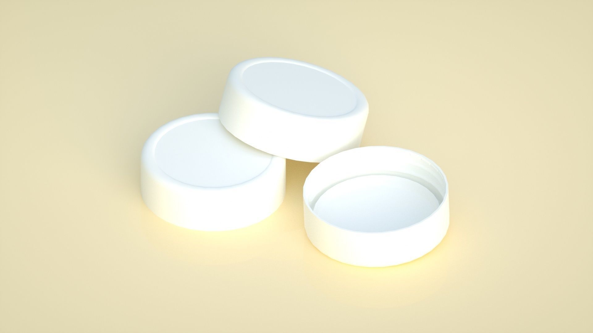 bottle cap 3D model_1