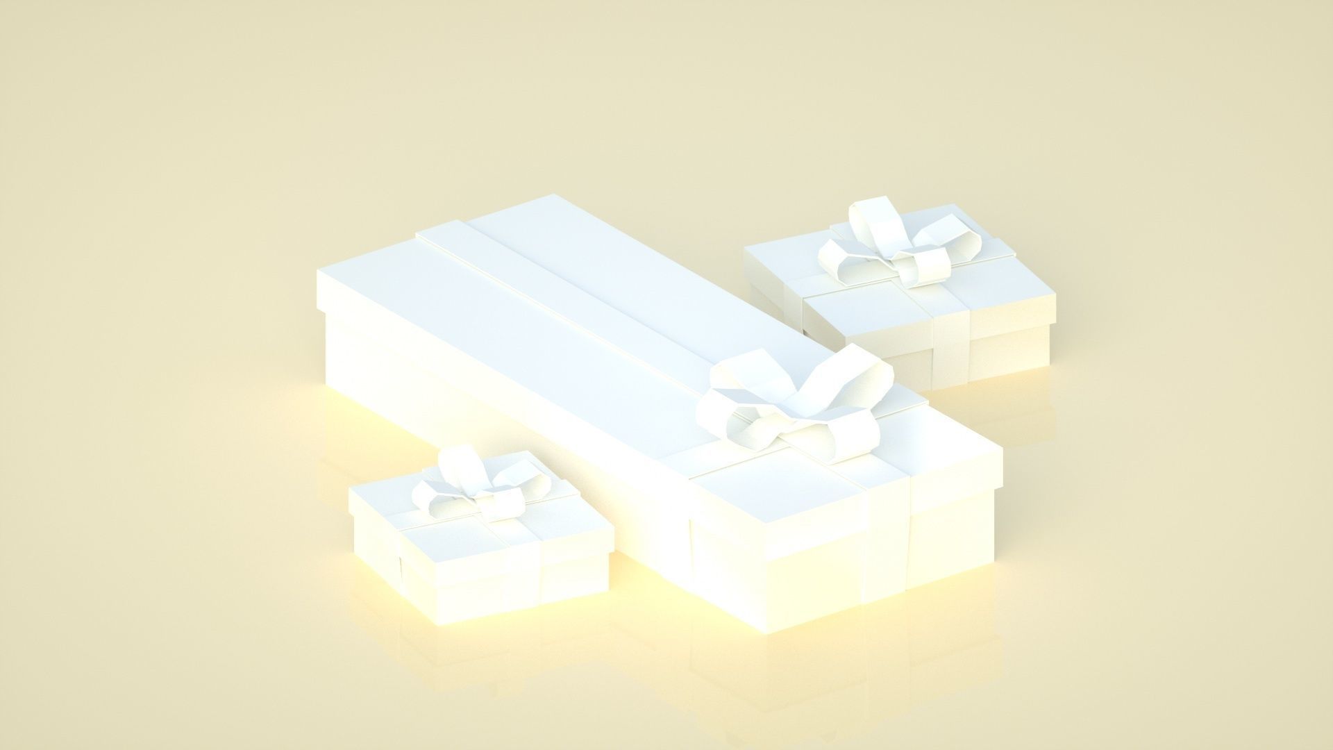 gift box gift small gift 3D model_1