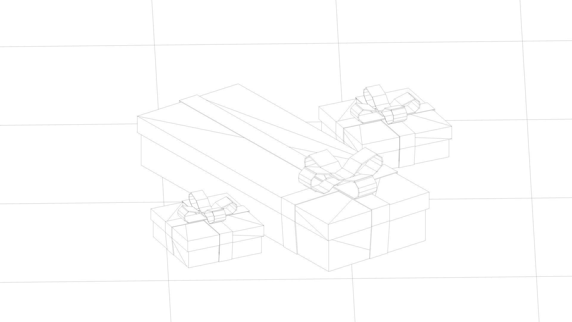 gift box gift small gift 3D model_2