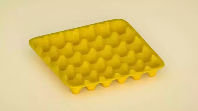 Egg drag egg tray egg box C4D model