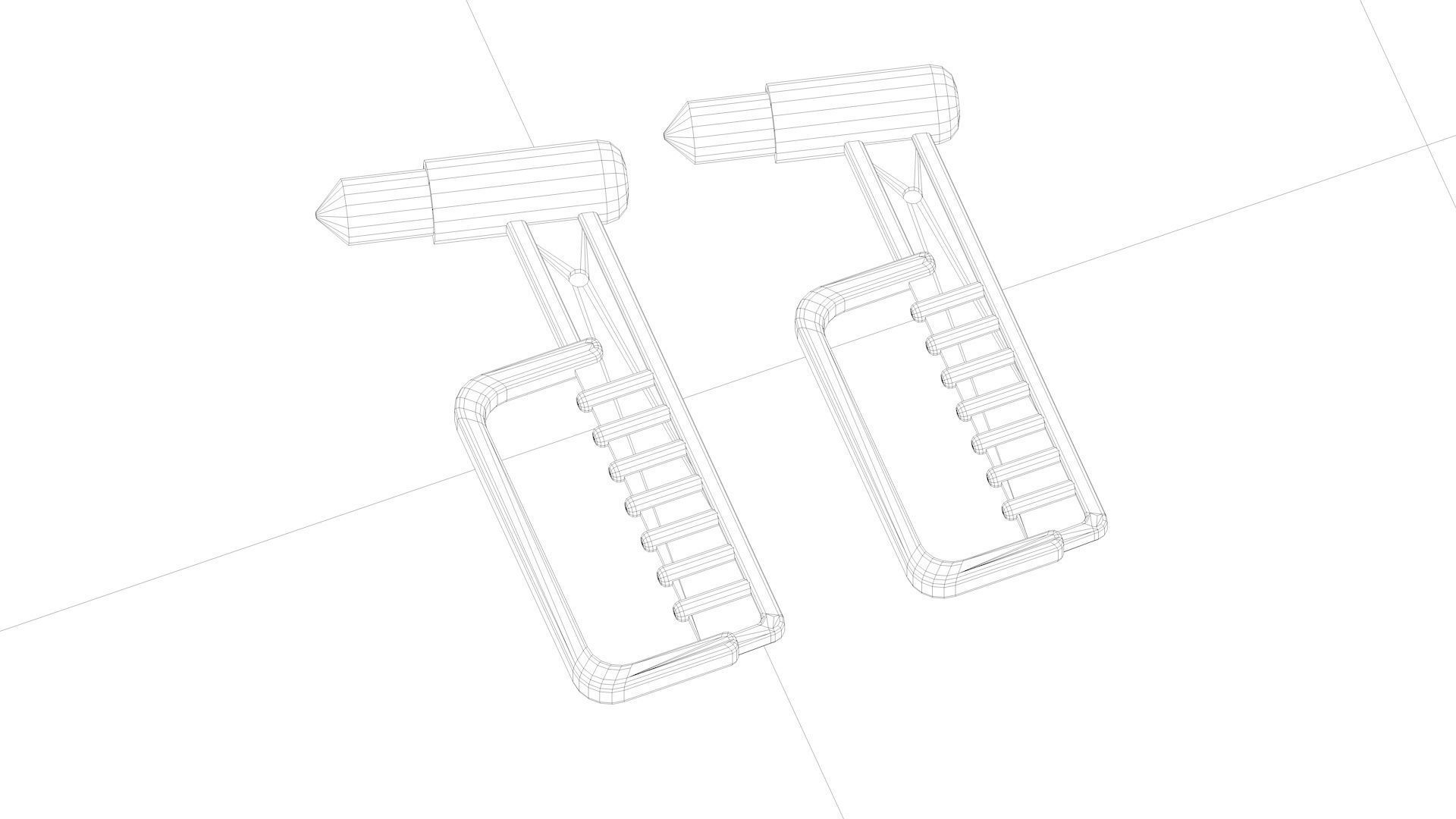 Fire Hammer Window Breaker Bus Safety Hammer C4D Model 3D model CGTrader