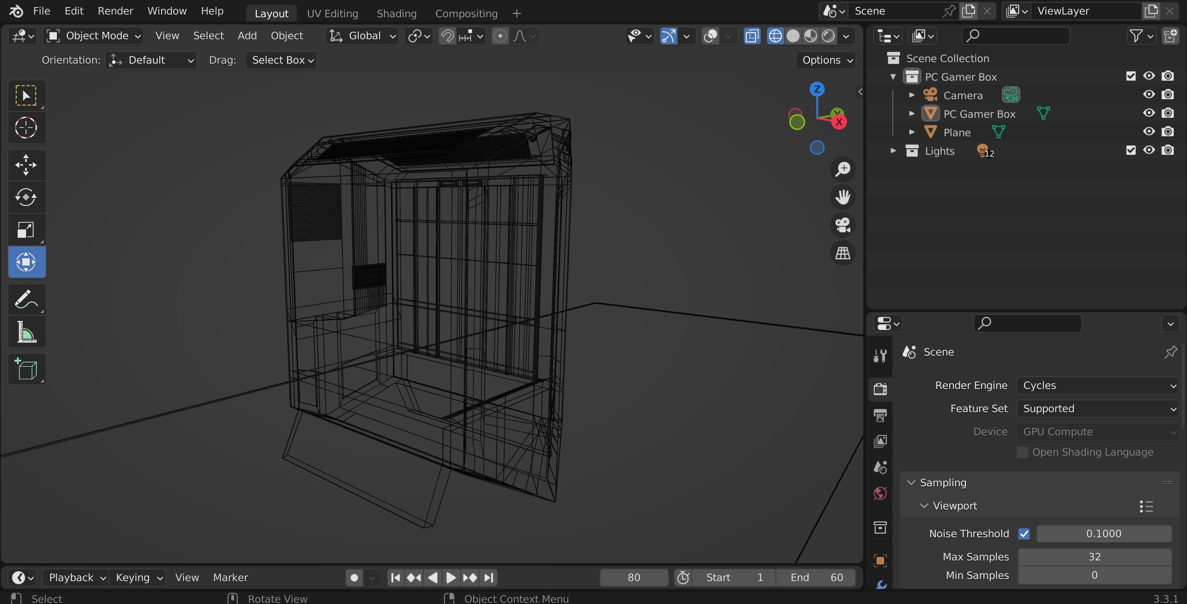 PC Gamer Box 3D model_4