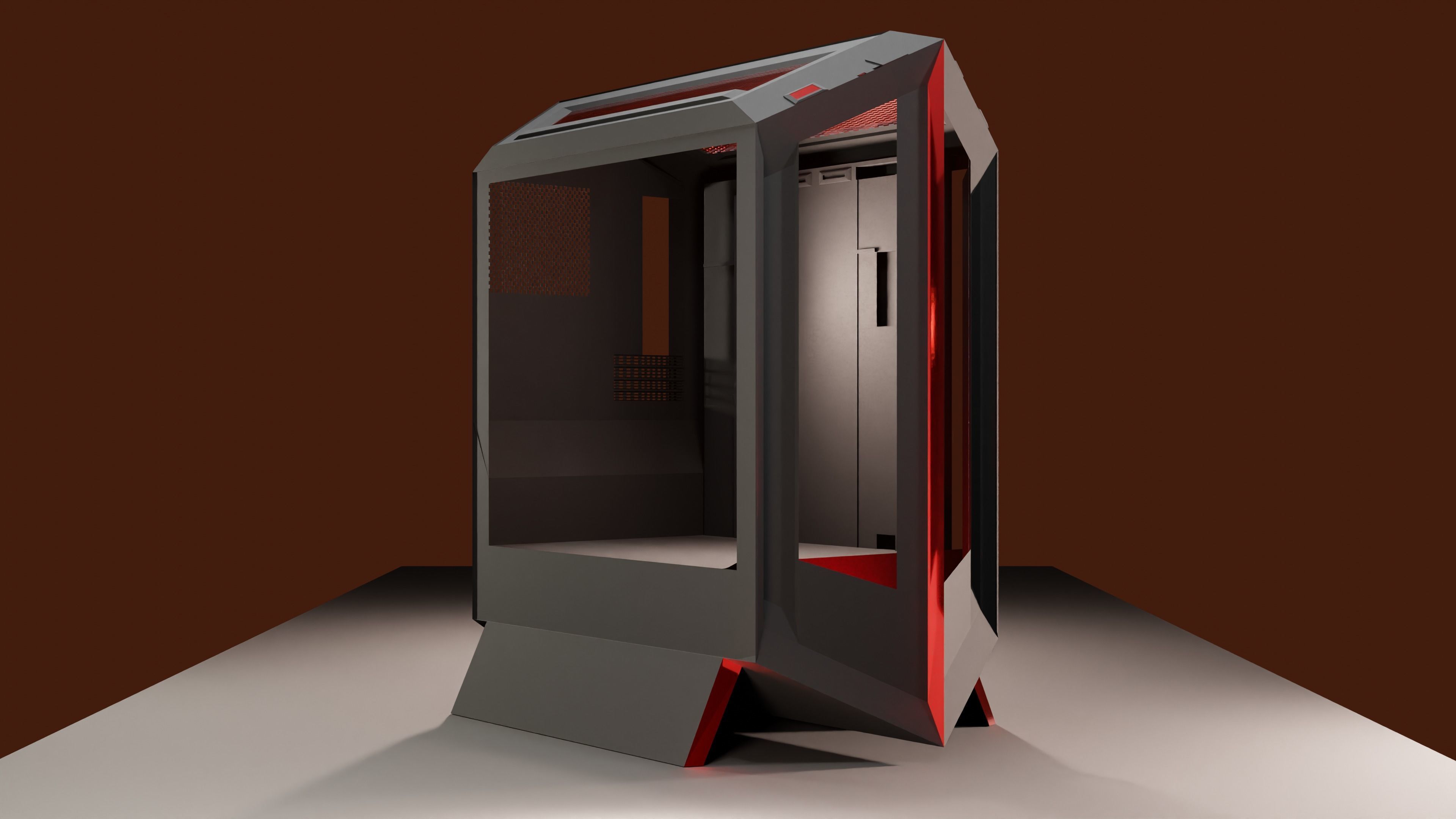PC Gamer Box 3D model_2