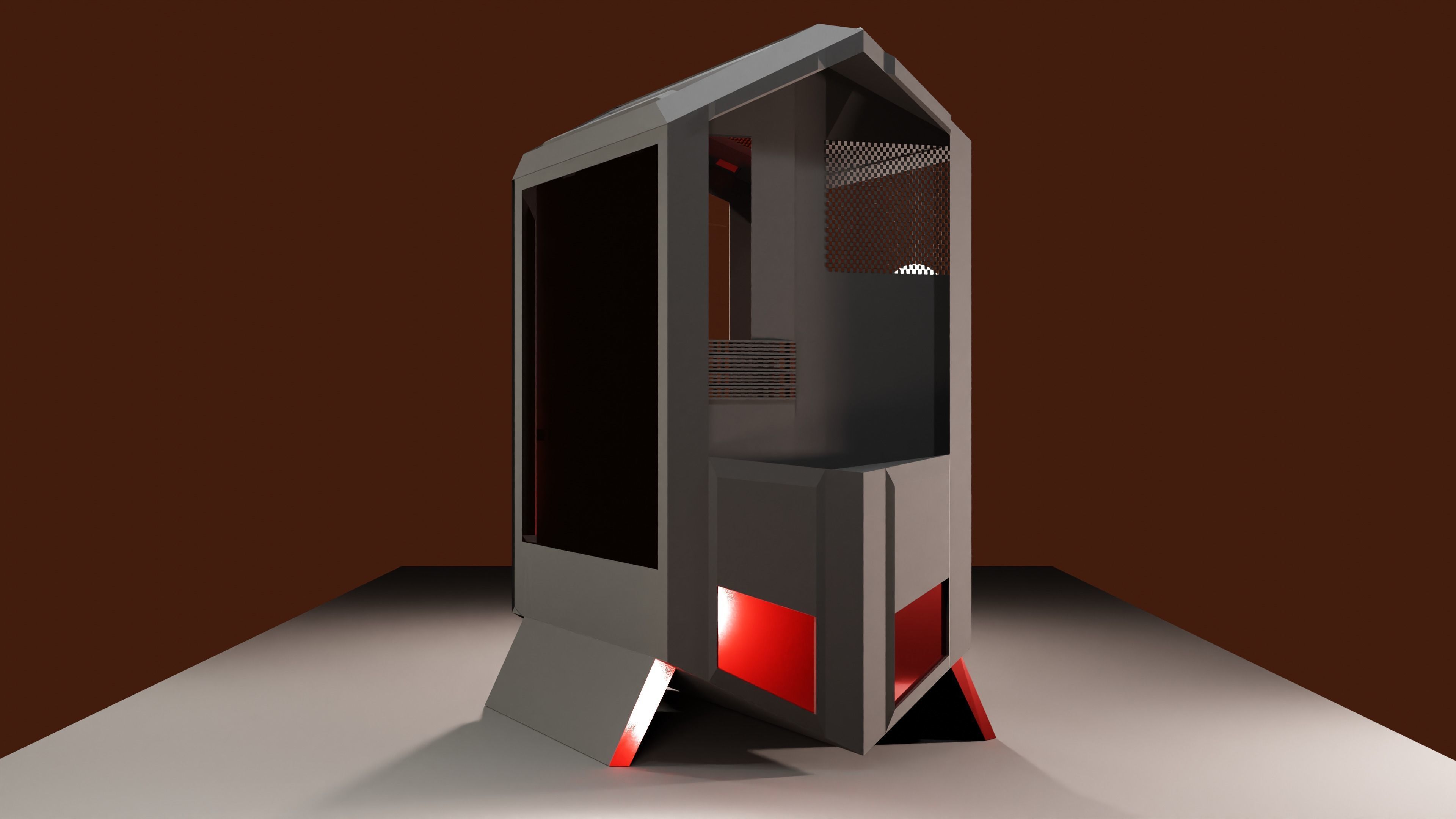 PC Gamer Box 3D model_3