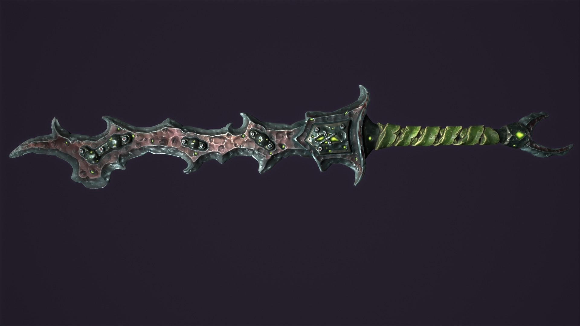 Two handed brute sword 3d print 3D print model_7