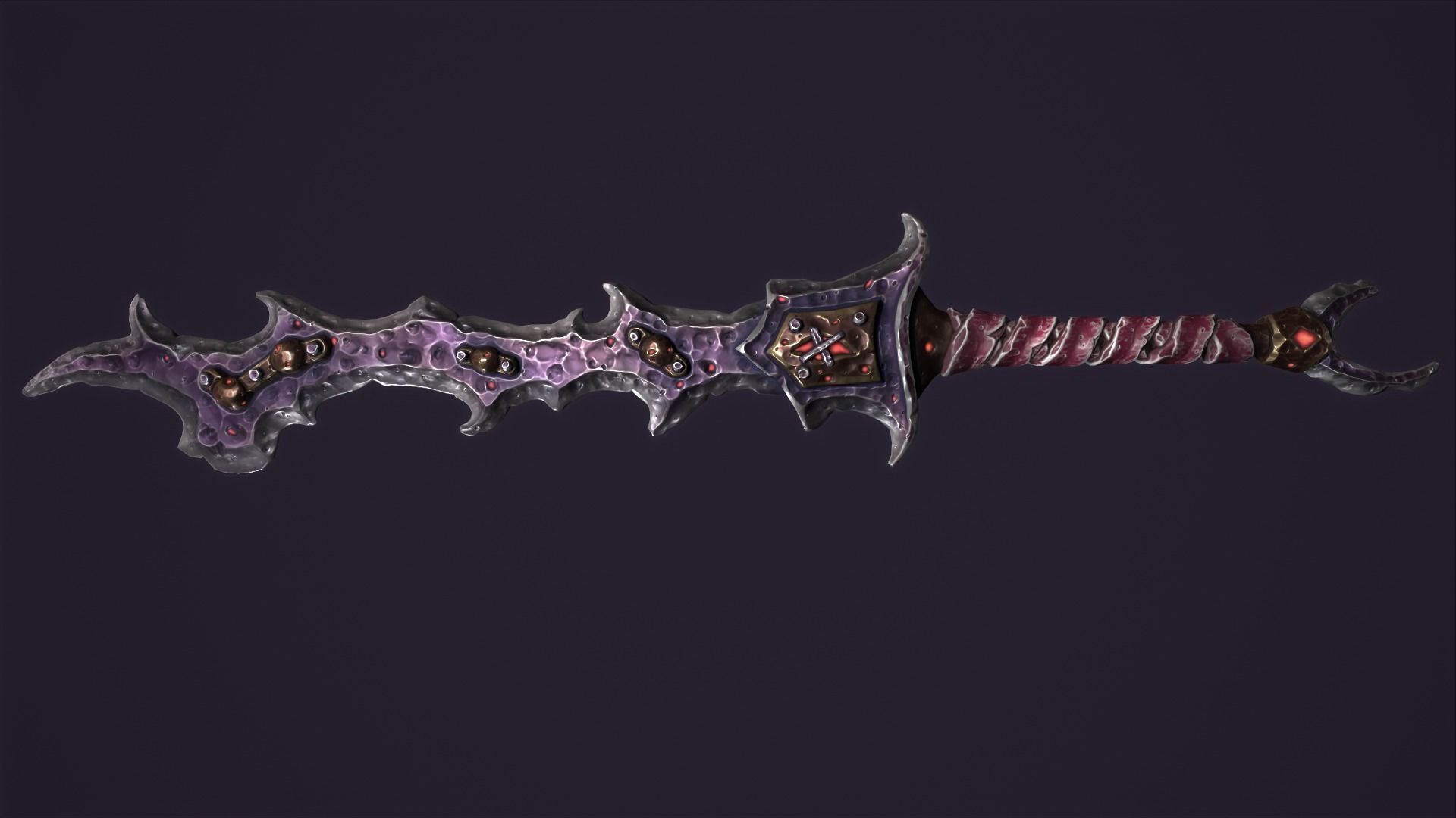 Two handed brute sword 3d print 3D print model_8