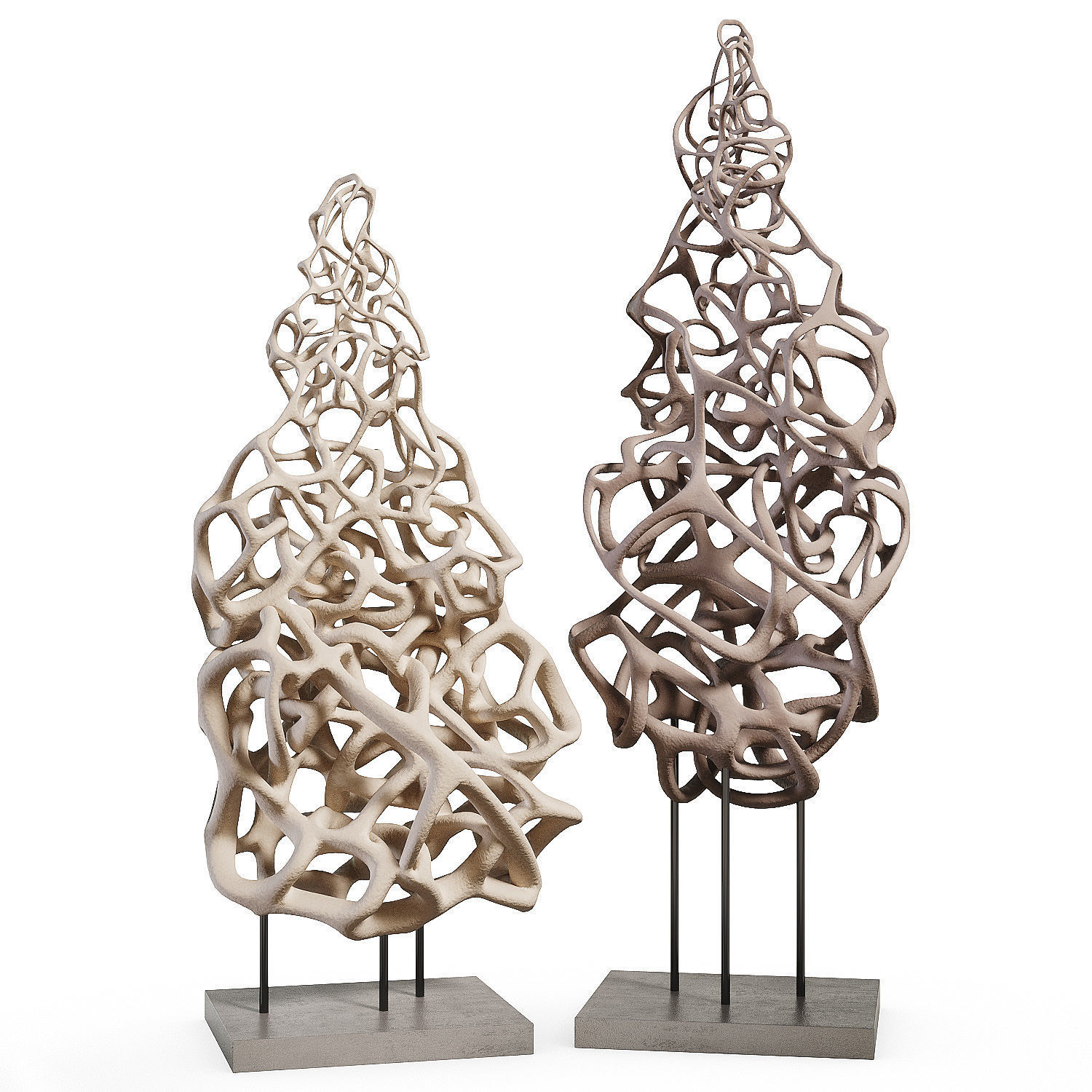 Parametric Bionic Form Sculpture 3D model | CGTrader