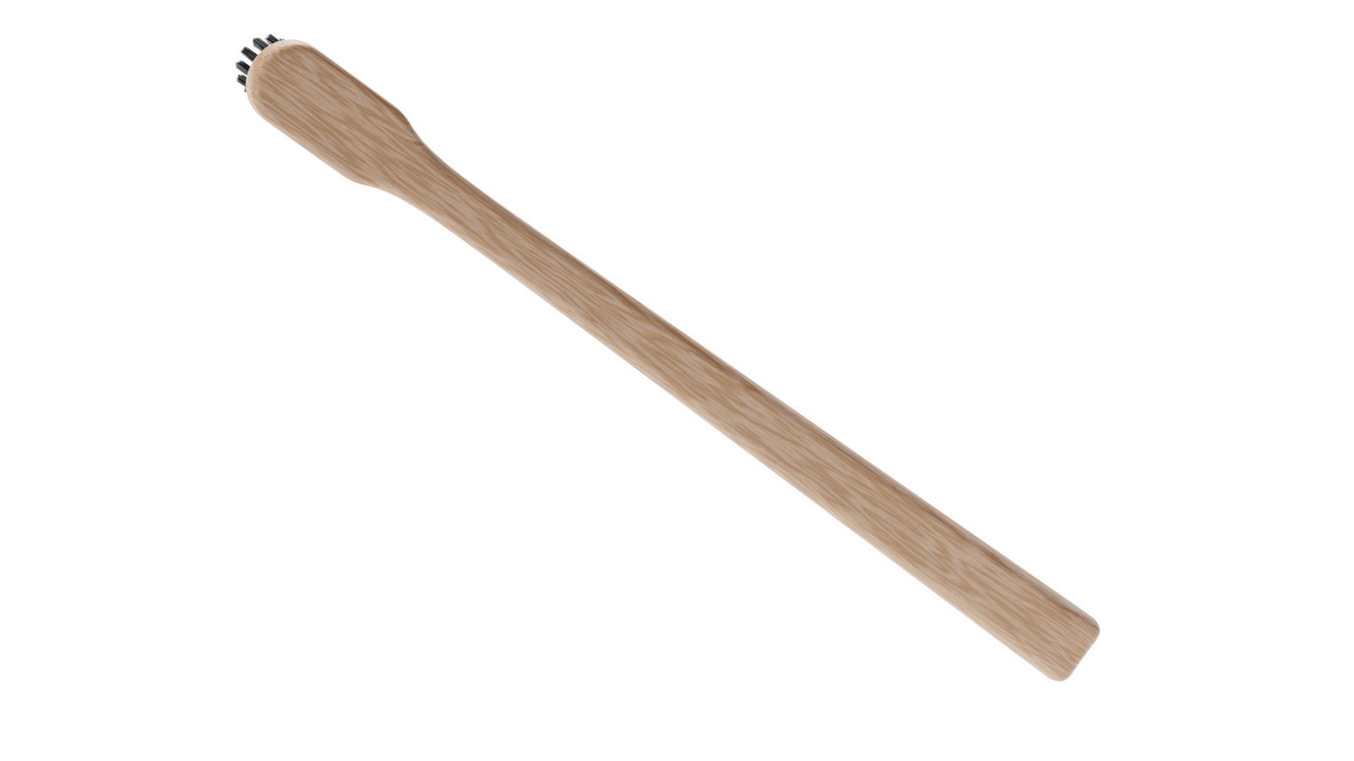Wood Toothbrush 3D model_6
