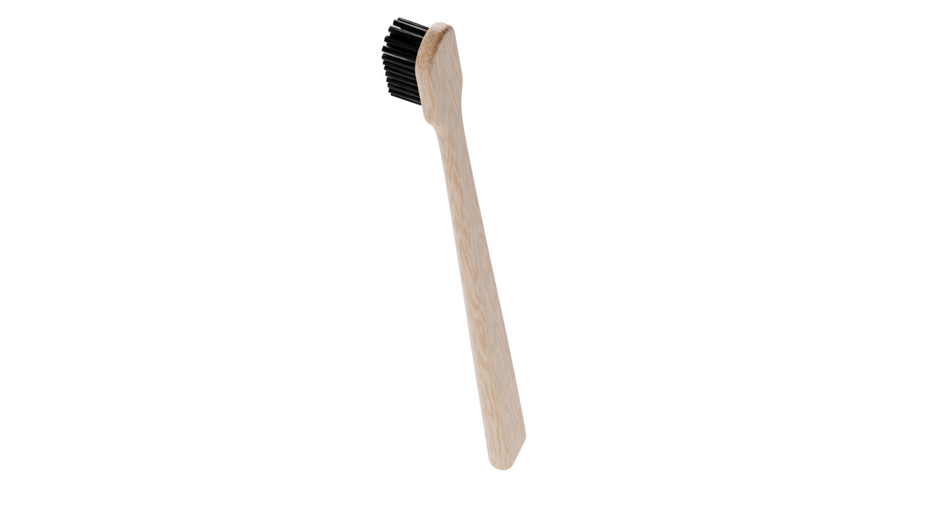 Wood Toothbrush 3D model_5