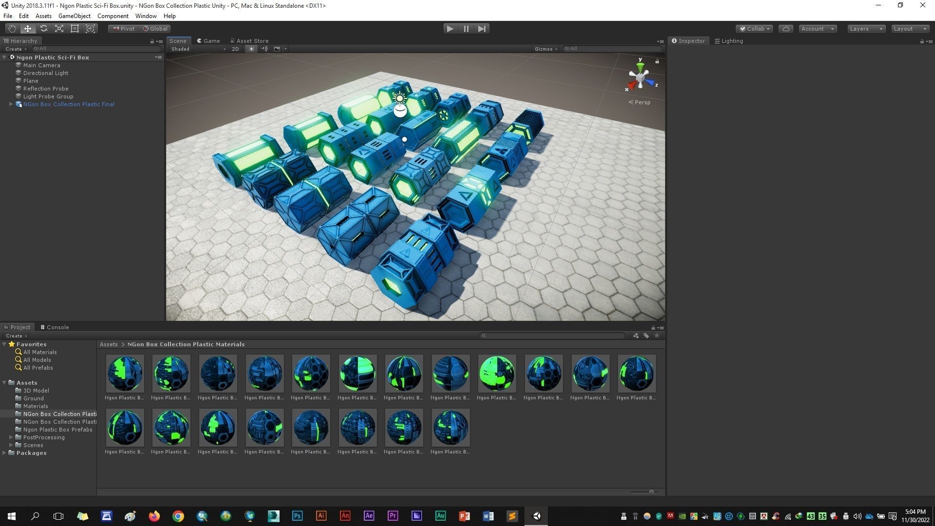 NGon Box Collection Plastic Low-poly 3D model_6
