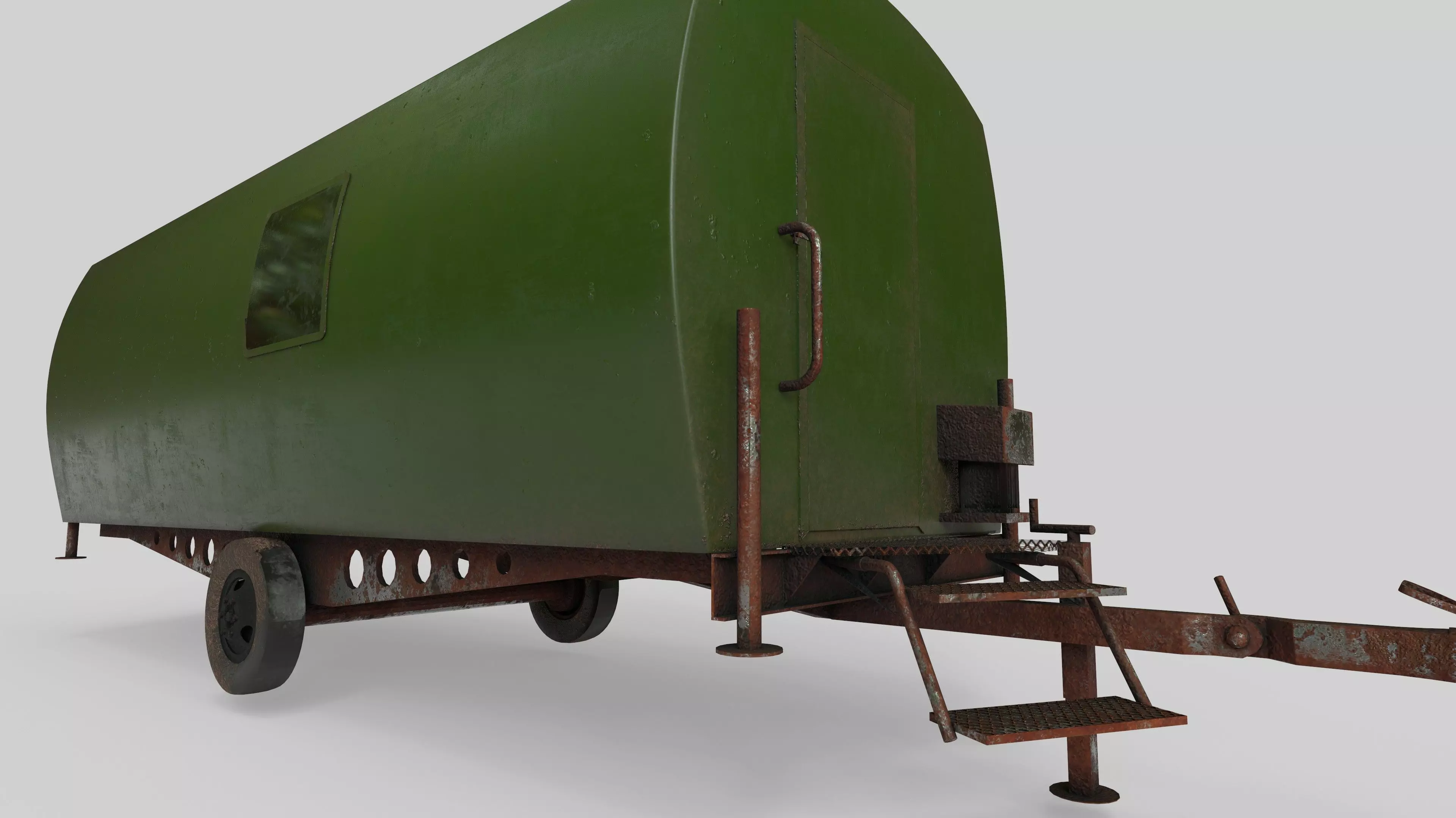 Norrlandsvagnen - Lumber Low-poly 3D model