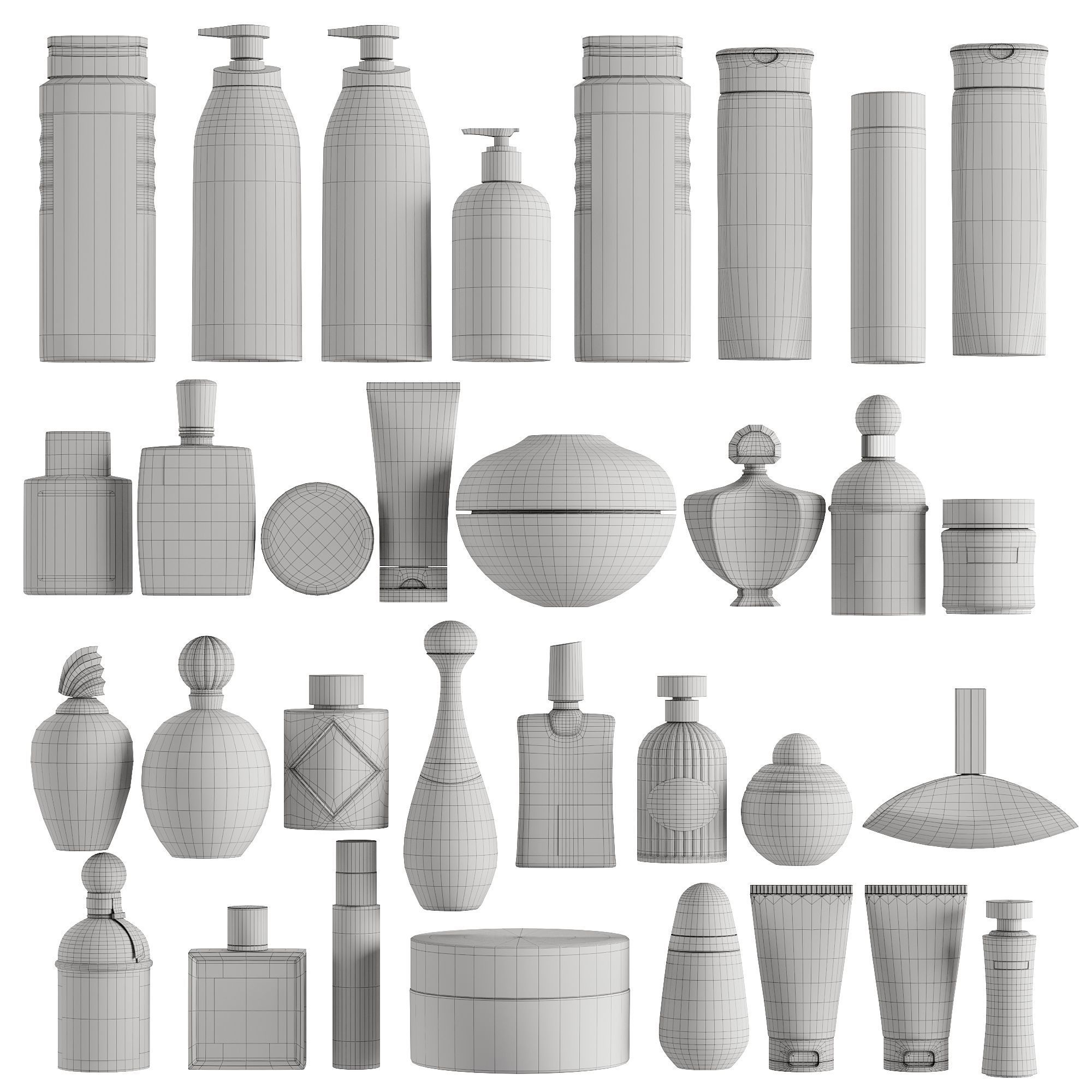 Bathroom accessories  32 Cosmetic toiletries 3D model_2
