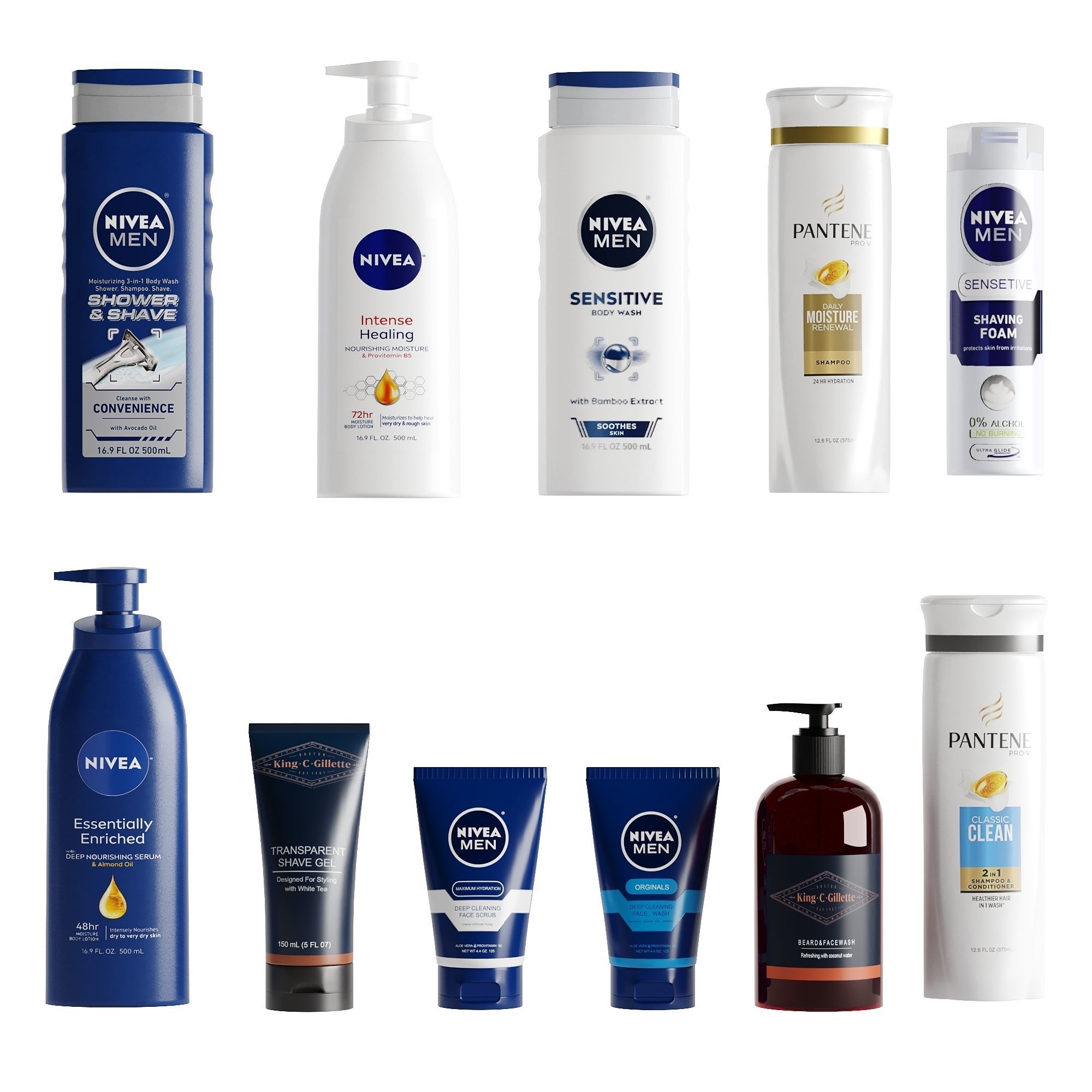 Bathroom accessories  32 Cosmetic toiletries 3D model_4