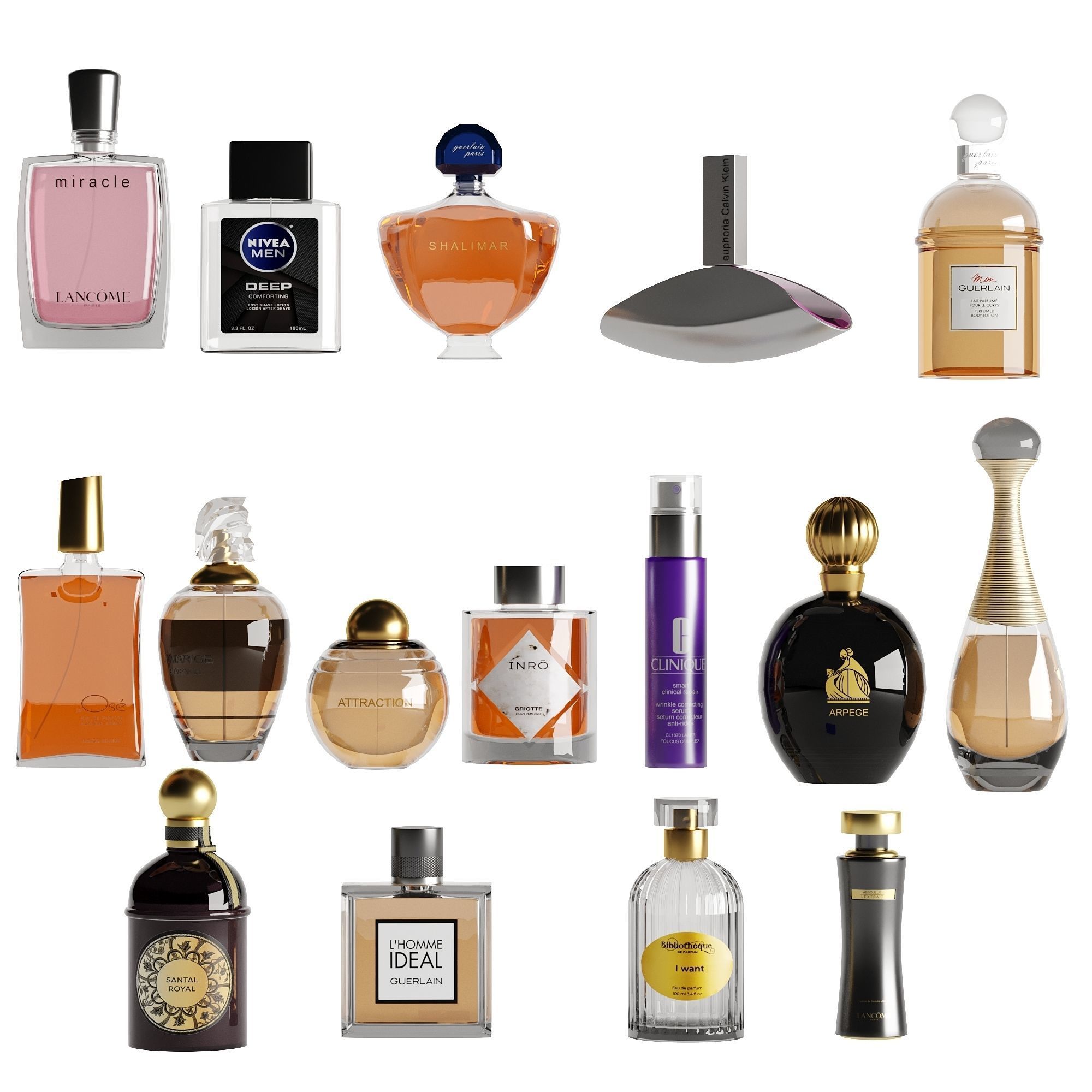 Bathroom accessories  32 Cosmetic toiletries 3D model_5