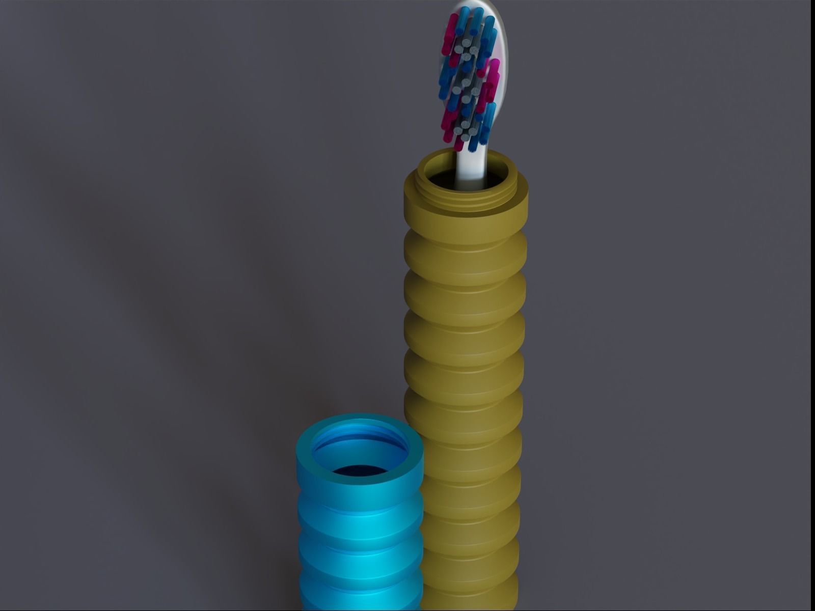 Travel Tooth brush Case 08 3D print model_5