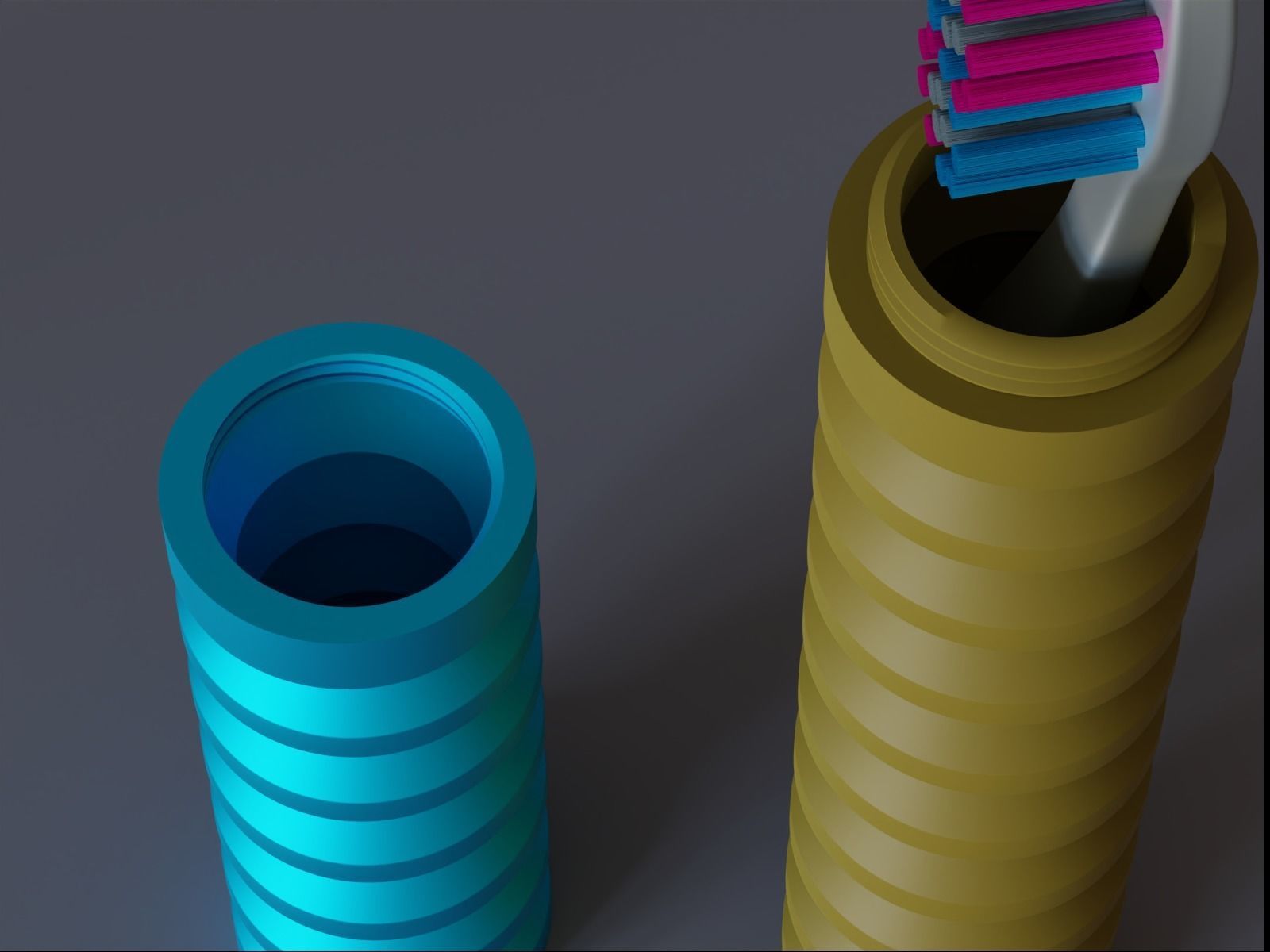 Travel Tooth brush Case 08 3D print model_6