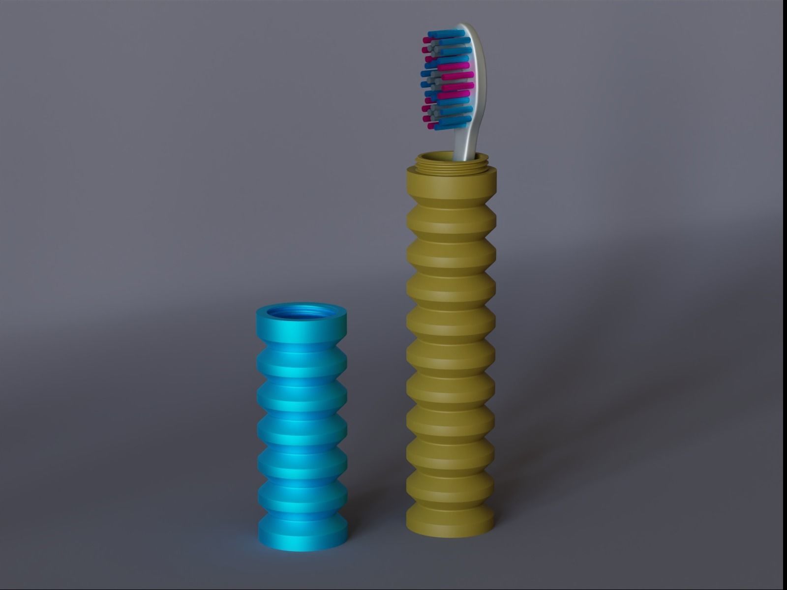 Travel Tooth brush Case 08 3D print model_2