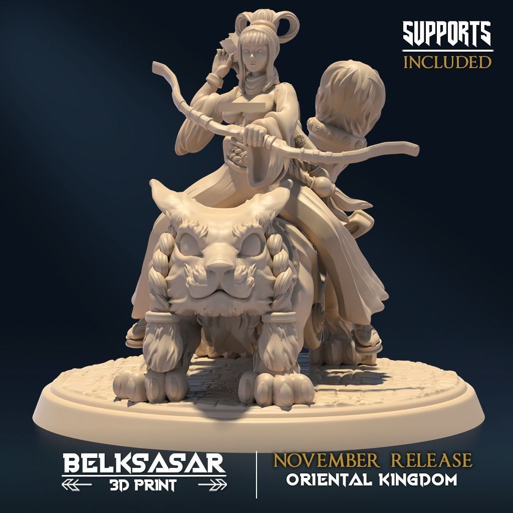 Catrider Moonshine Huntress A Topless and Normal 3D print model_1