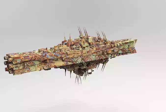 Rusted Alien Ship 1 