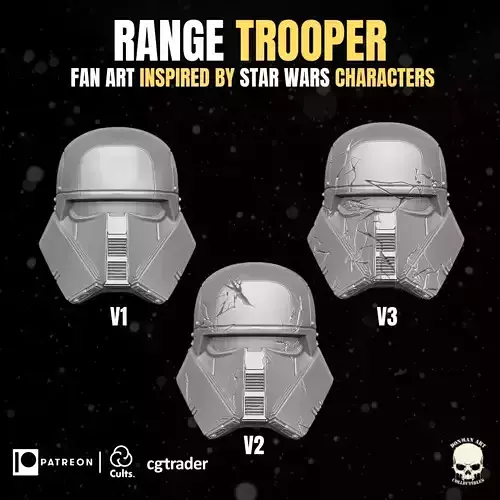Range Trooper fan art for action figures 3D print model