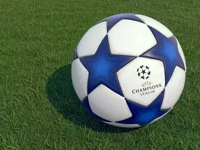 UEFA Champions League Ball 3D Model