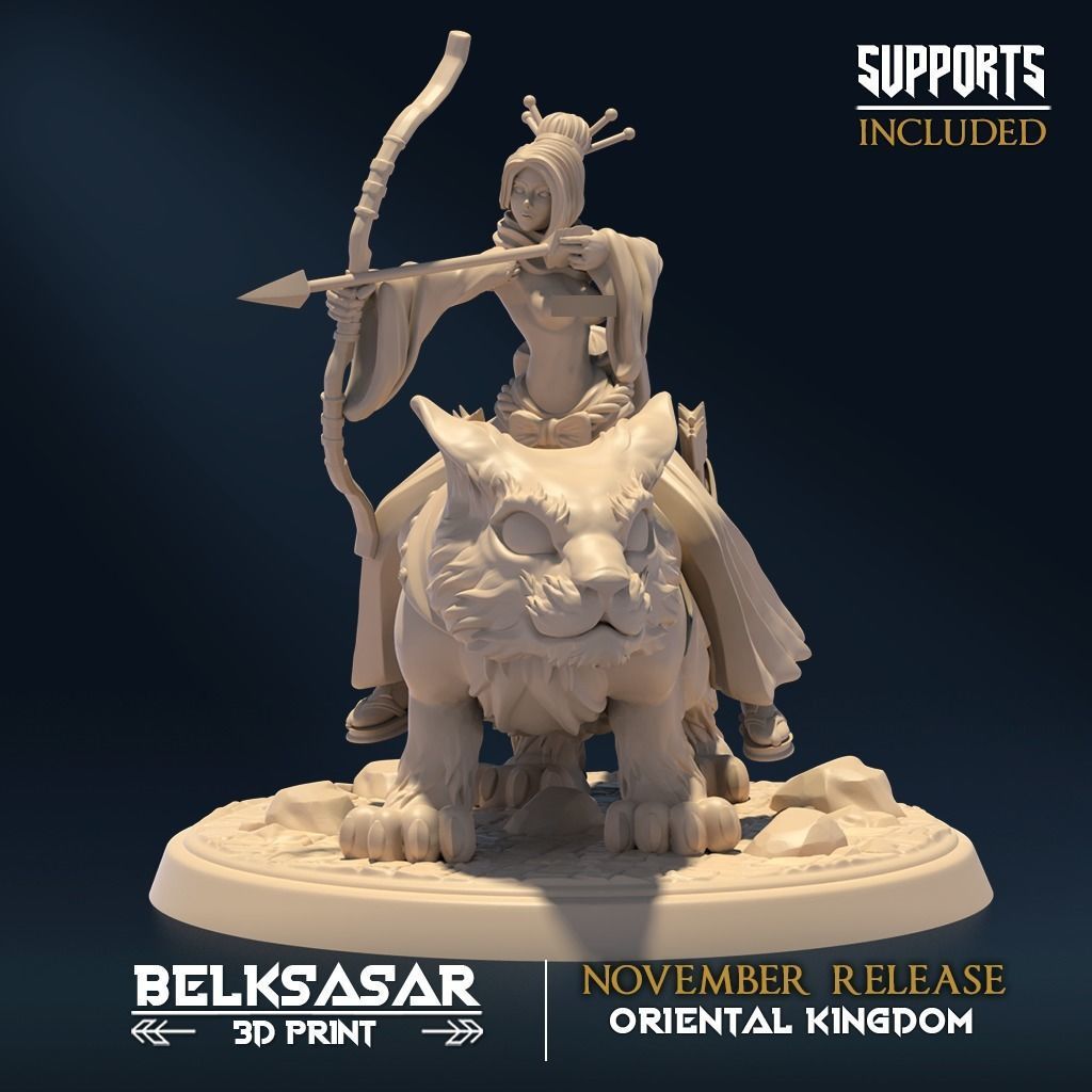 Catrider Moonshine Huntress C Topless and Normal 3D print model_1