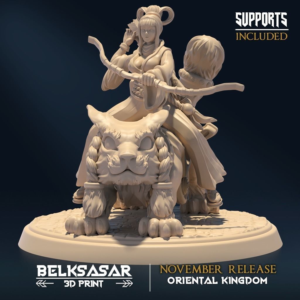 Catrider Moonshine Huntress Set x 3 3D print model_1