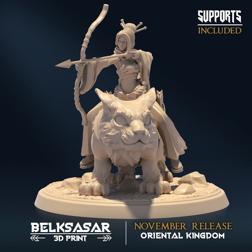 Catrider Moonshine Huntress Set x 3 3D print model_2