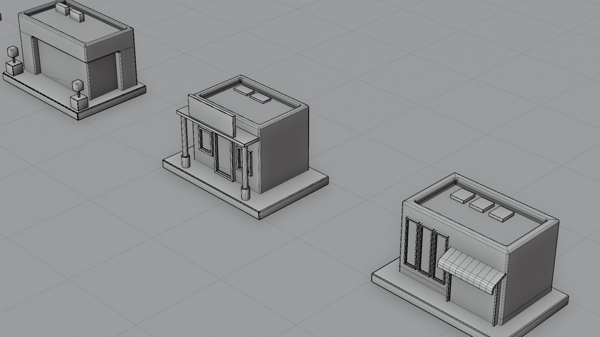 Isometric City Life PACK 3D model_20