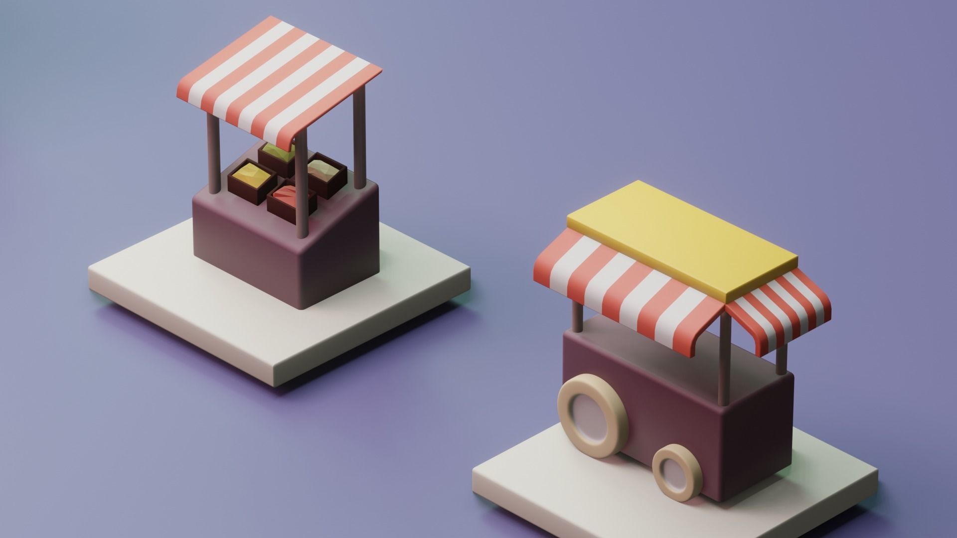 Isometric City Life PACK 3D model_11