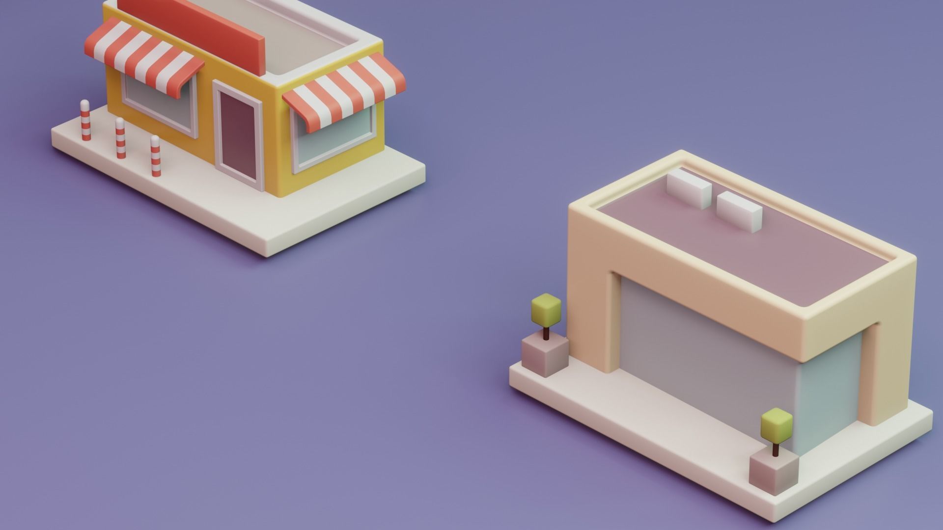 Isometric City Life PACK 3D model_8