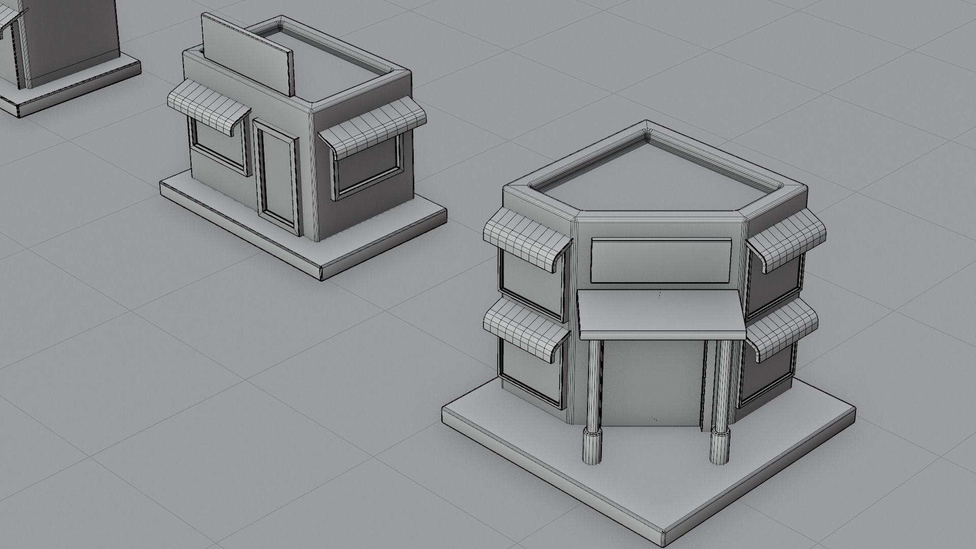 Isometric City Life PACK 3D model_21