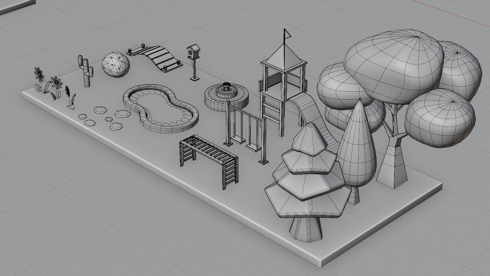 Isometric City Life PACK 3D model_25