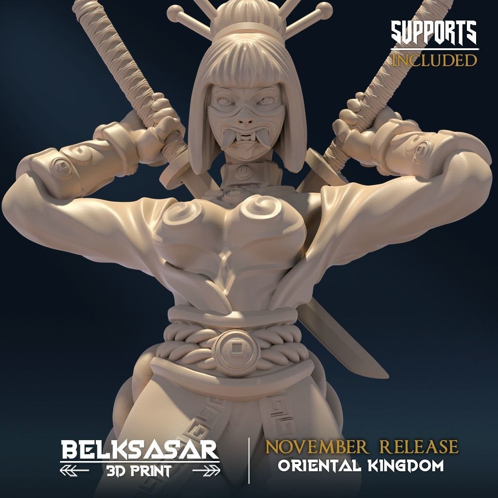 Moonshine Ninja B 3D print model_3