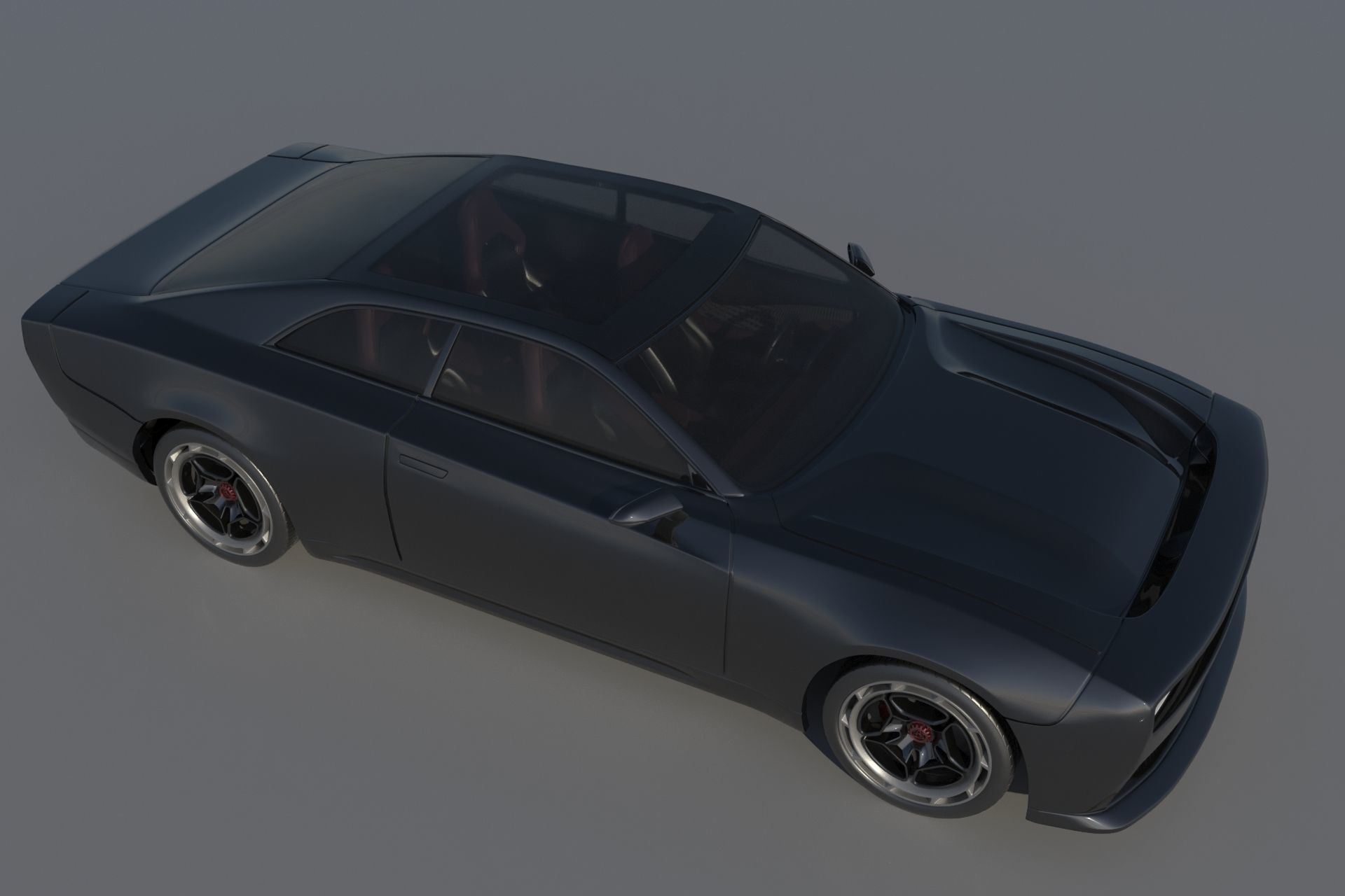 Dodge Charger EV  3D print model_21