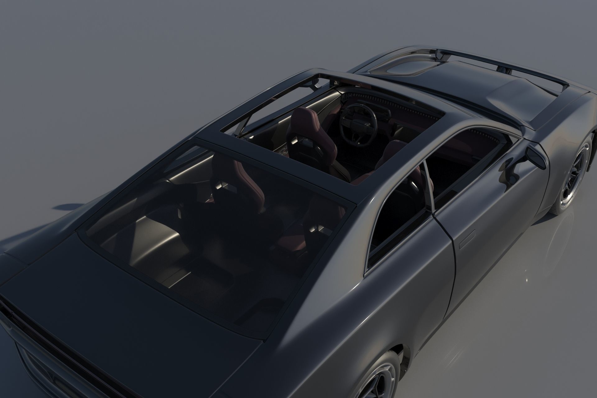 Dodge Charger EV  3D print model_22